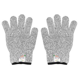 WANGCL Pair of Protection Level 5 Cut Resistant Gloves for Oyster Peeling, Fish Fillet Processing, Mandolin Slicing, Meat Cutting, Wood Carving