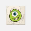 Unbranded Monsters Inc Cartoon Mike Wazowski Face 4'' X 4''
