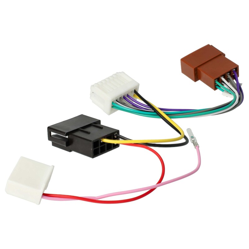 vhbw Car Radio ISO Adapter Compatible with Renault Trafic from