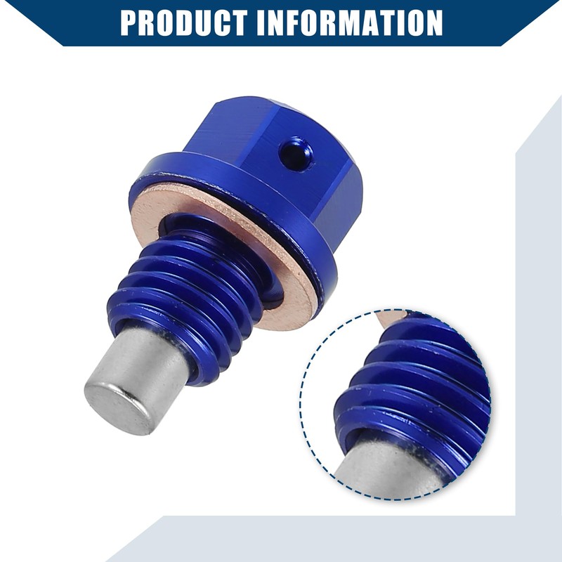 Hihaha Oil Drain Bolt/for Car/Durable Aluminum/1set