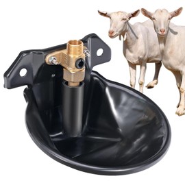 Automatic Goat Waterer Livestock Waterer for Sheep Goat Water Bowl Auto Sheep Drinking Bowl Water Trough Livestock Watering System for Pig Sheep Dog Piglet Poultry