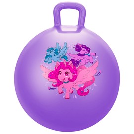 PlayZap Hopper Balls for Kids 3-6, 18 Inches Bouncy Ball with Handle, 18" Inflatable Bouncing Ball, 45cm Jumping Ball, Garden Hopping Toys Girls Boys Gifts