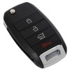 KEYALL 1 Pack 4 Buttons Remote Control Car Key Fob