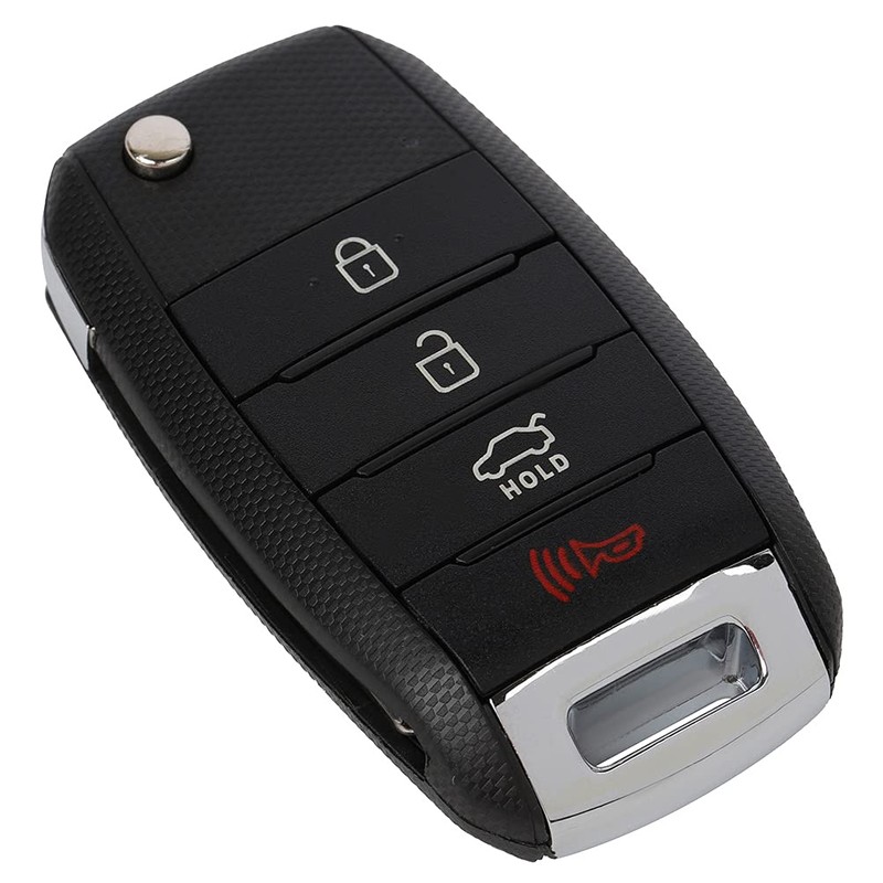 KEYALL 1 Pack 4 Buttons Remote Control Car Key Fob