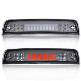 PIT66 LED Bar 3rd Brake Light, Compatible with 2009-2017 Dodge Ram 1500 2500 3500 I Type High Mount Stop Light Rear Tail Cargo Lamps Smoked Lens Chrome Housing