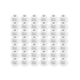 YAFIYGI 500 White Plastic 3/16 Inch Hole Plugs for Cabinet Cupboard Shelves