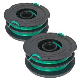 DF-080 DF-080-BKP String Trimmer Spool 0.080” x 30 ft Replacement for Black Decker String Trimmer GH1100 GH1000 GH2000 Electric String Grass Trimmer Lawn Edger DF080 Dual Line Dual Auto-Feed Spool