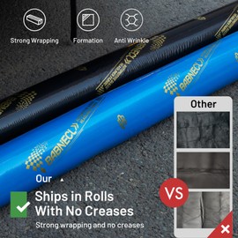 Babnecl Auto Headliner Fabric 96" L × 60" W Mesh Type with Foam Backing - Tube Packaging - Beige Interior Replacement Material for Car/Truck/SUV/RV Roof - Home Repair/DIY Headliner Material