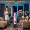 PACOVY Floor Lamp, Adjustable Height Floor Lamps for Living Room
