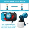WIBENTL Paint Sprayer, 700W HVLP Spray Gun with 4 Brass