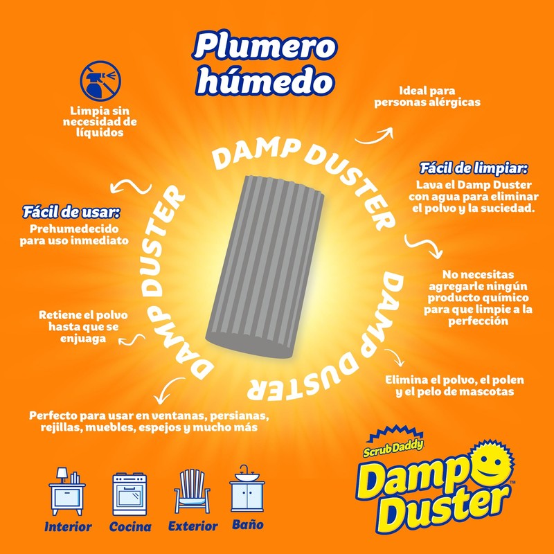 Scrub Daddy Damp Duster (Plumero Húmedo)
