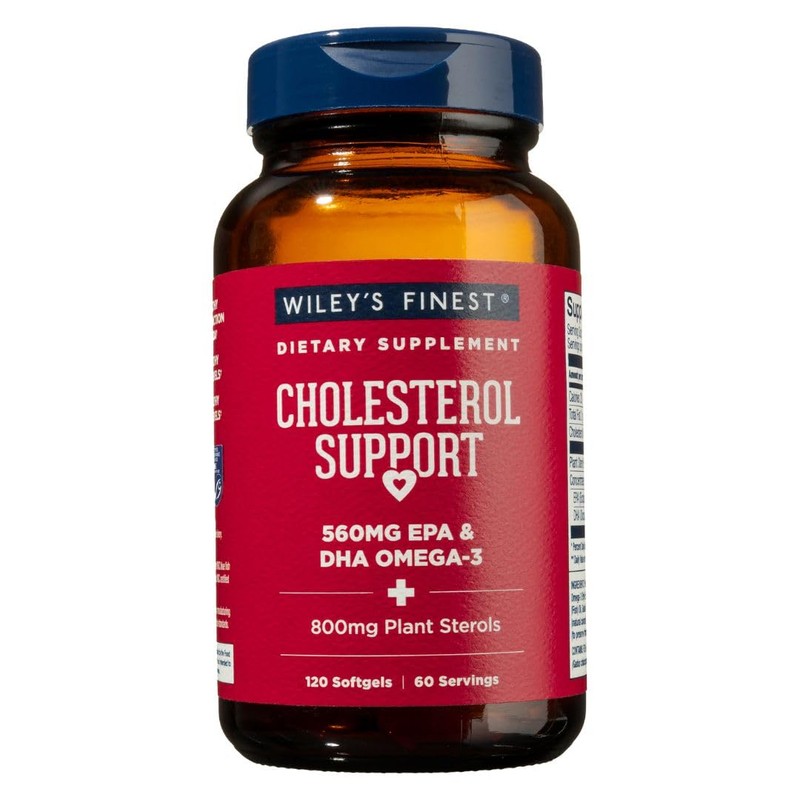 Wileys Finest Wild Alaskan Fish Oil Colesterol Sop 90 softgel