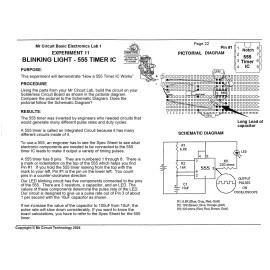 Mr Circuit Technology MC1-11 ** Mr Circuit Science ** Experiment Kit  -How A 555 Timer Works-