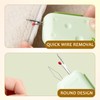 2 Pcs of Needle Threader Tool,Plug-in Needle Threader,Thread Remover Tool,Three-in-One