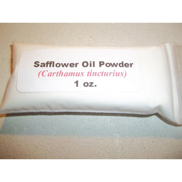 Safflower Oil 1 oz. Safflower Oil Powder (Carthamus tincturius)