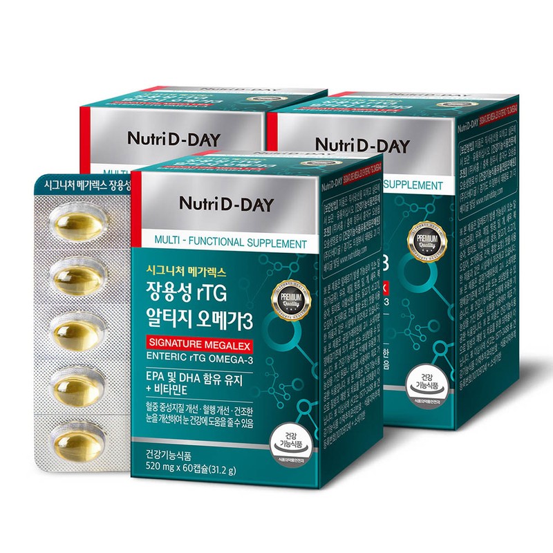 Nutri D Day Signature Megalex Enteric Coated rTG Altige Omega