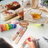 100Pcs Popsicle Sticks - 4.5 Inch Craft Sticks Ice Cream