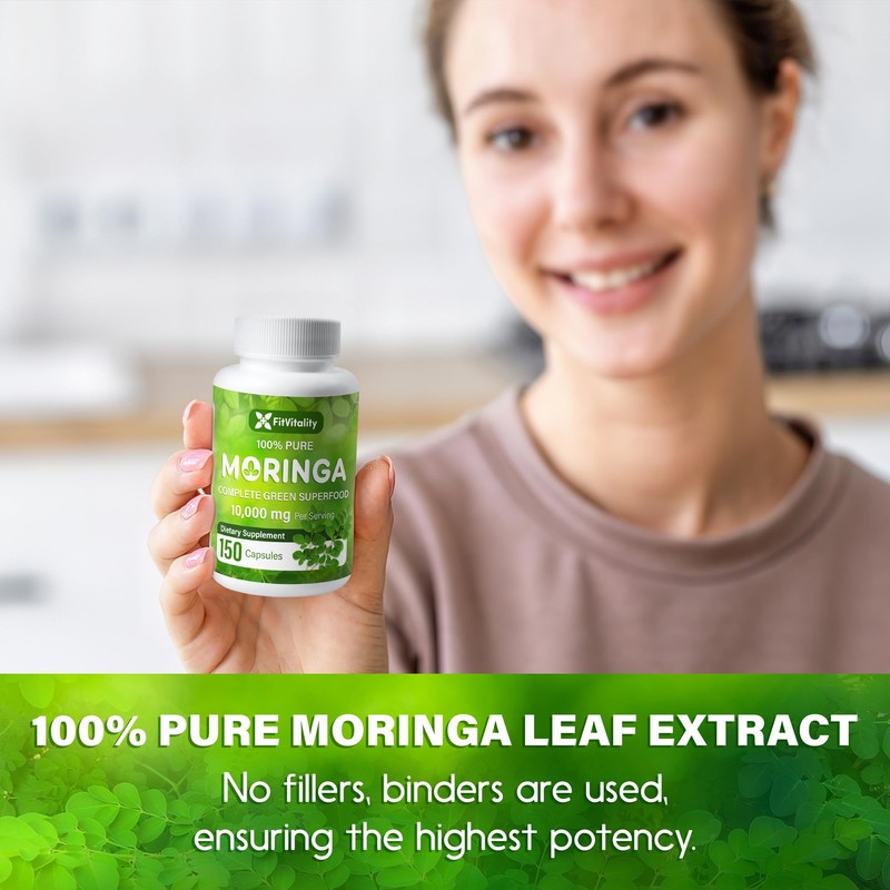 Moringa Capsules| 150 Capsules| Moringa Oleifera | Pure & Natural|
