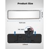 JOYTUTUS Rear View Mirror, Universal 11.81 Inch Panoramic Rearview Accessories