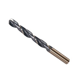 CoCud Twist Drill Bits, 12.5mm Cutting Edge, Titanium & Nitride Coated High Speed Steel 4341 Round Shank - (Applications: for Stainless Steel Drilling Machine), 1-Piece