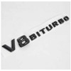 V8 Biturbo Lettering 3D Emblem Logo G63 S63 SL63 CL63