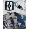 Lopau Replacement Buckle for Arizona Essentials Slide-On Sandal, Double Strap