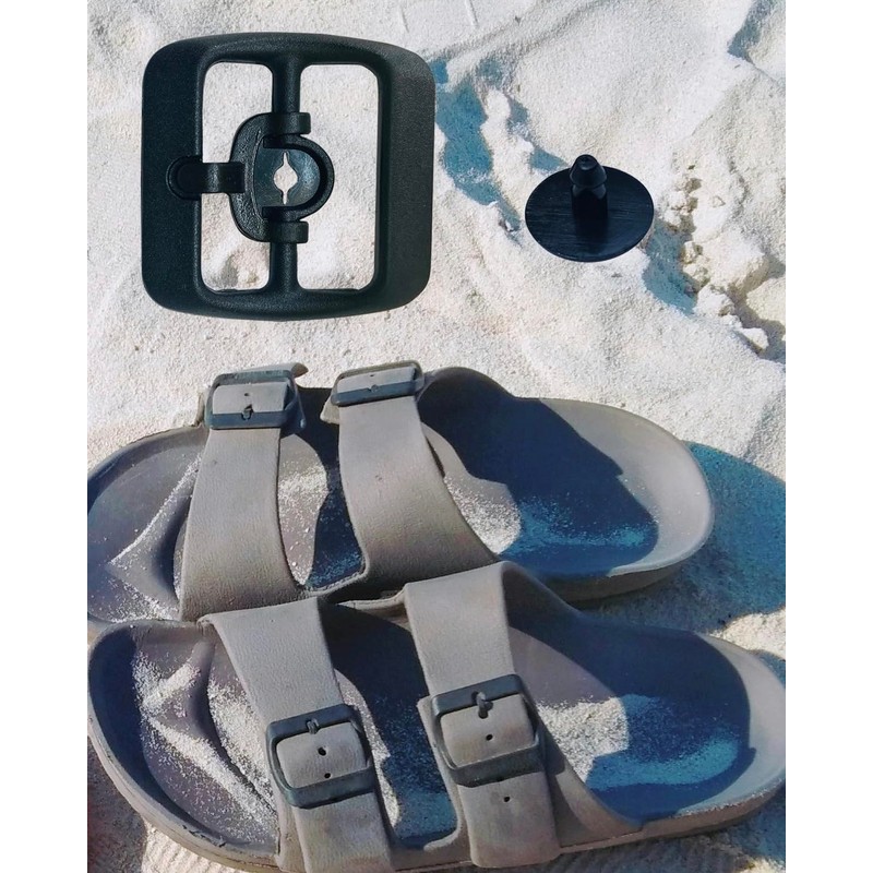Lopau Replacement Buckle for Arizona Essentials Slide-On Sandal, Double Strap