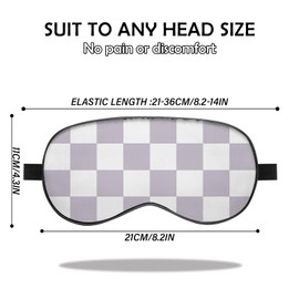 Deokke Sleep Mask Silk Eye Mask with Adjustable Strap for Sleeping Soft Cute Aesthetic for Women Girls Men Aeroplane (T7-Brown,Black)