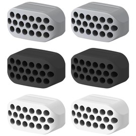 Jaw Shaper, Muscle Trainer for Jawline Trainer, Training with Double Chin, for Strengthening and Tightening Jaw and Neck, Women, Men, Pack of 6