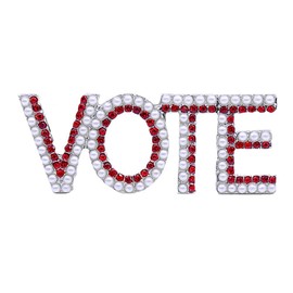 Society Voting Jewelry Group Members Letters Vote Brooch Pin Delta Greek Club Gifts