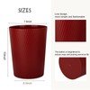 UUJOLY Small Trash Can Wastebasket Garbage Can Container Bins for