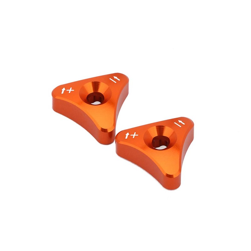 Motorcycle WP 48 mm Fork Front Fork Adjustment Knobs CNC