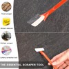 9 Pieces Plastic Scraper, No-Scratch Paint Scraper Tool Portable Car