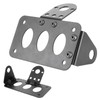 Motorcycle License Mount Plate Holder Bracket Side Mounted Tail Light