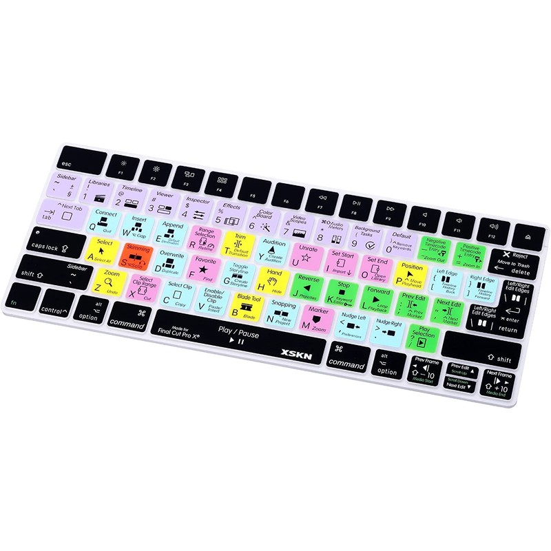 XSKN Final Cut Pro Shortcut FCP Hotkey Function Keyboard Cover