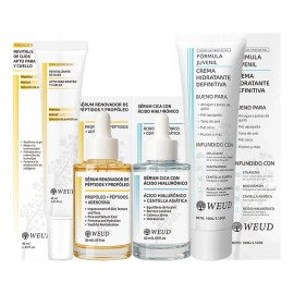 Rutina Weud Anti-arrugas Aclarante Hidratante Facial Y Ojos