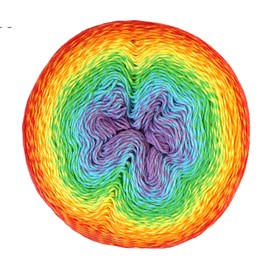 Scheepjes 1698-759 Whirl Wollgarn, 1000 Meter Länge, Jumpin Gelee