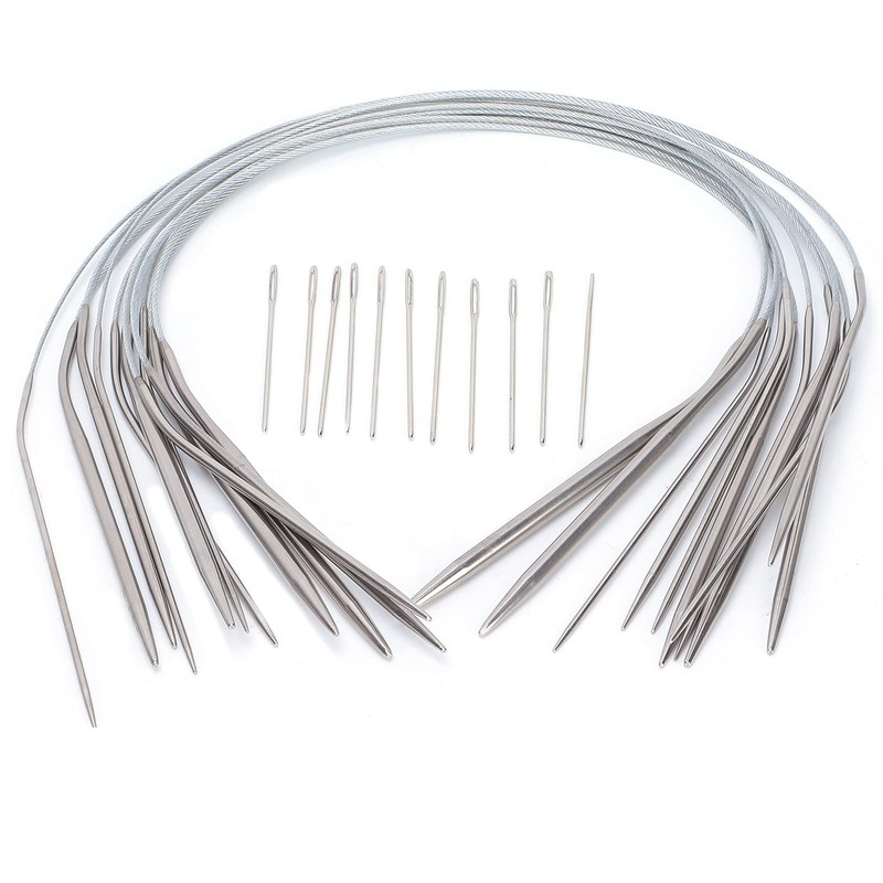 Circular Knitting Needles, Smooth Comfortable Handles Precisely Processed Tips Strong