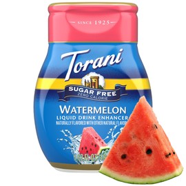 Torani Sugar Free Watermelon Liquid Drink Enhancer, Water Flavoring 4-Pack, 1.62 Oz Ea