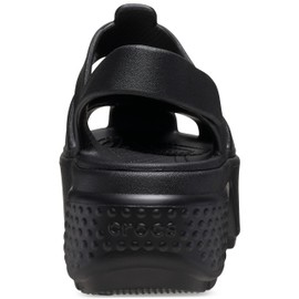 Crocs Unisex Stomp Fisherman Sandal Heeled, Black, 6 US Men