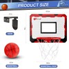 Wall Mounted Mini Basketball Hoop for Kids 5 6 7