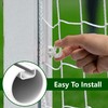 RunNico 50Pcs Soccer Goal Net Clips, Plastic Football Net Clip,