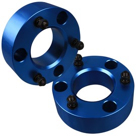 Idpoo 3" Front Leveling Lift Kit Compatible with Chevy/GMC Silverado/Sierra 1500 2007-2024,Suspension Aluminum Strut Spacers Anodized Blue(1 KIT)