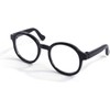 Nerd Glasses, Black Pet Dog Cute Glasses Clear Lens Retro Glasses Photo Props Transparent Cat Sun Glasses for Small Dogs Cats Cosplay Costume