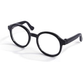 Nerd Glasses, Black Pet Dog Cute Glasses Clear Lens Retro Glasses Photo Props Transparent Cat Sun Glasses for Small Dogs Cats Cosplay Costume