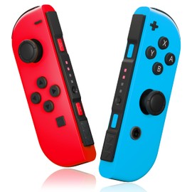 Replacement Controller for Switch, Left and Right Controller Compatible with Switch/Switch Lite/Switch OLED, Support Double Vibration/Motion Control/Screenshot/Wake-up