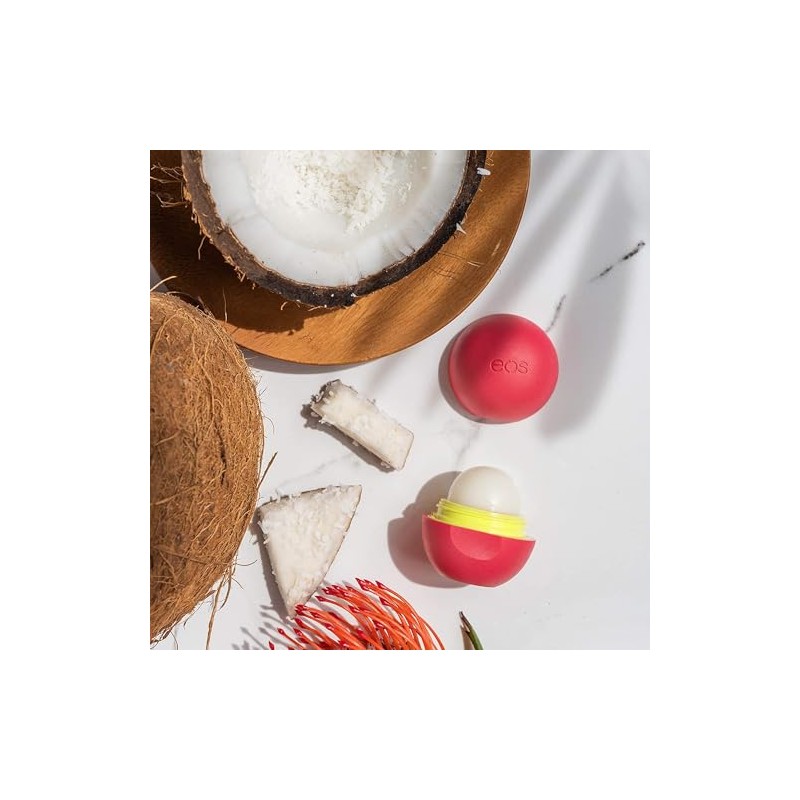 eos Bálsamo labial súper suave con esfera de karité, leche