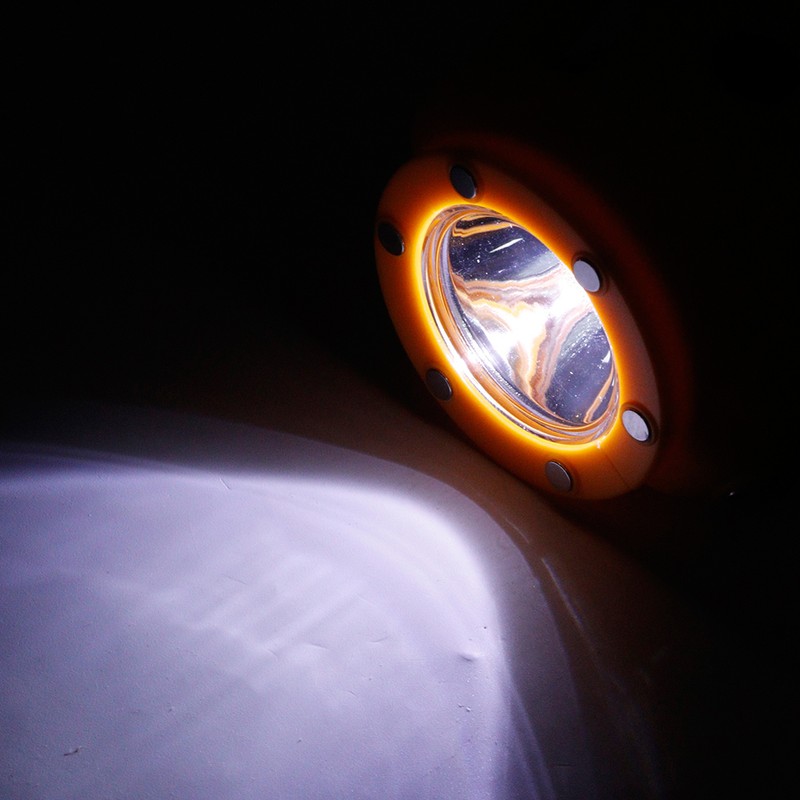Multifunctional Car Emergency Flashlight for Outdoor Camping Safety Emergency WarningBlack