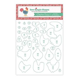Riley Blake Design Lori Holt Chicken Salad Simple Shapes, Clear (STT-24571)