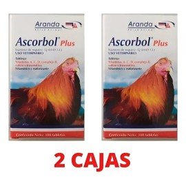 Ascorbol Plus De 100 Tabletas (2 Piezas)